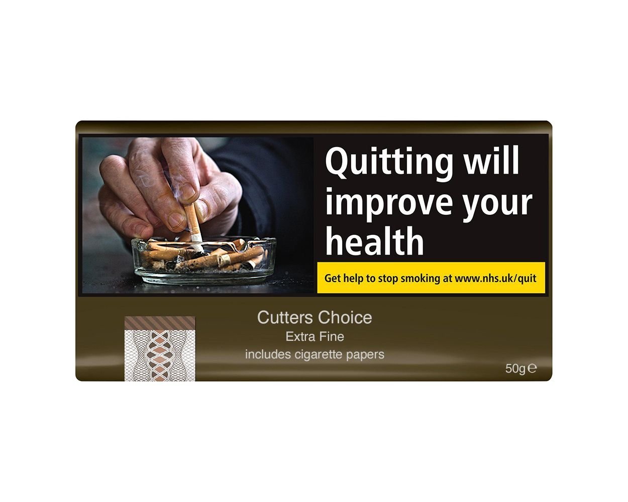Cutter’s Choice Extra Fine Hand Rolling Tobacco – 50g Pouch